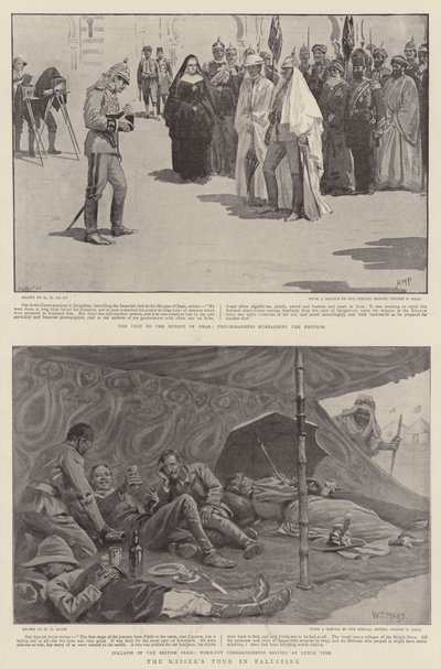 La tournée du Kaiser en Palestine - Henry Marriott Paget